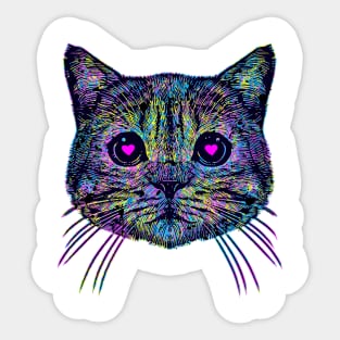 Love Cat Sticker